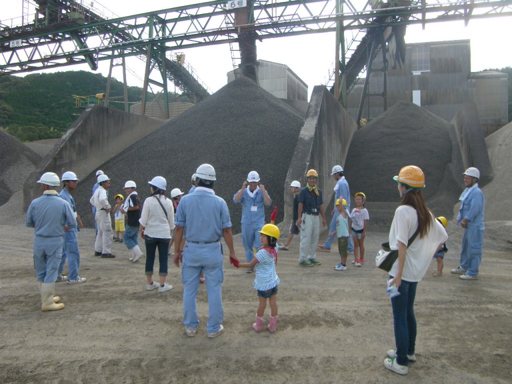 砂利製造工場見学